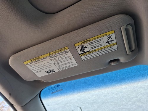 Used left sun visor fits - used, 2011