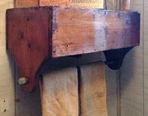 Vtg handmade painted wood - vtg,