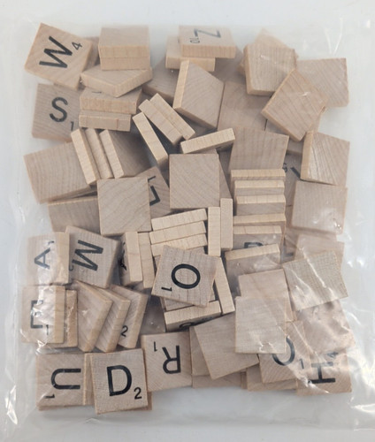 Scrabble wood letter - letter, tiles