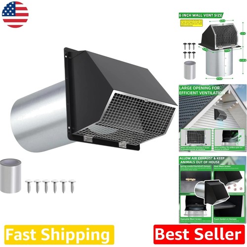 Exterior wall vent - vent, cap