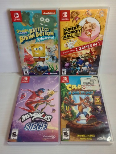 Lot nintendo switch games - 4,