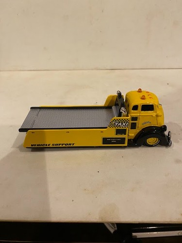 Plastic cabover flatbed car - plastic,