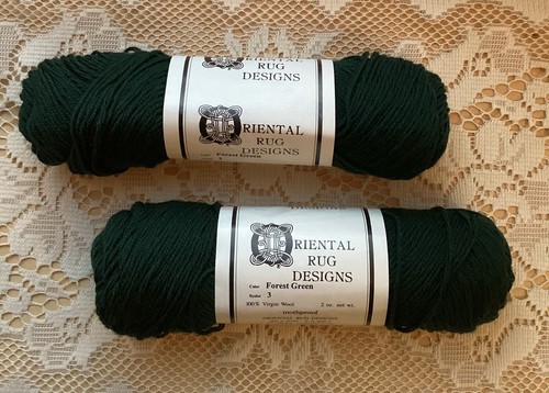 Lot skeins yarn oriental rug - 2,