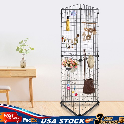 Metal wire grid display - metal, rack