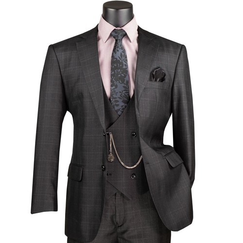 Vinci men black sharkskin - vinci, men's