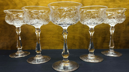 Vintage set floral - set, of
