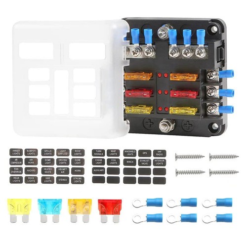 Way fuse block with - fuse,