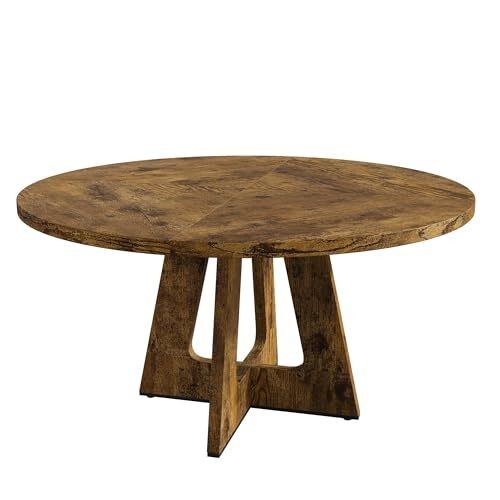 Round dining table - dining,