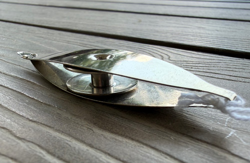 Vintage silver tone metal - silver,