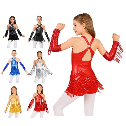 Kids sequin fringe latin - sequin,