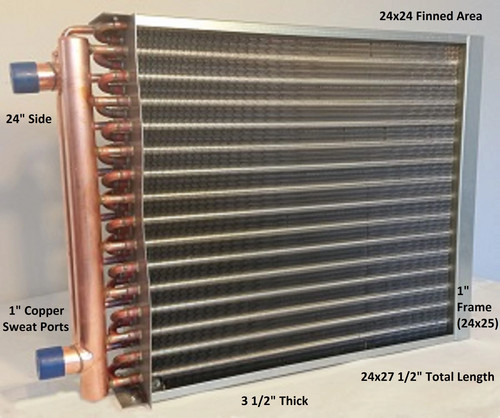 24x24 water air heat - 24x24,