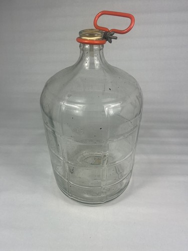Vintage clear glass jug water - clear,