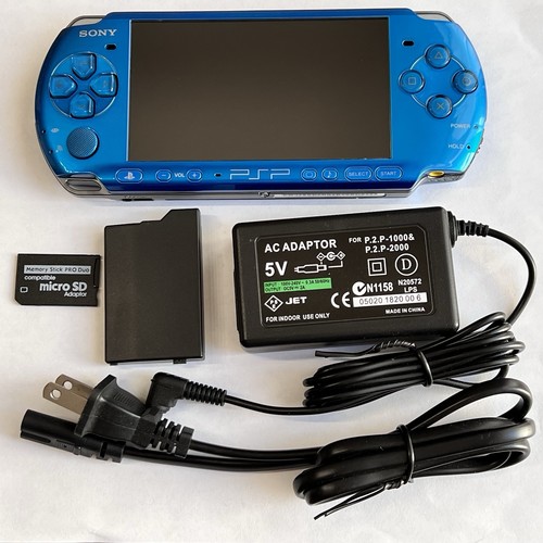 Vibrant blue psp 3000 system - vibrant,