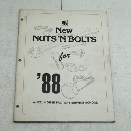 Wheel horse nuts bolts - horse,
