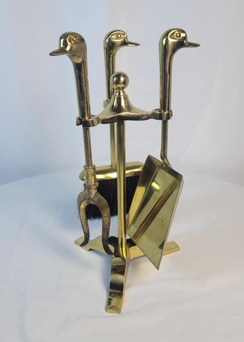 Vintage small brass mallard - vintage,