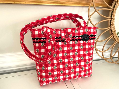 New quilted shoulder bag made - quilted,