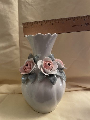 Vase roses 8 h - roses., 8”