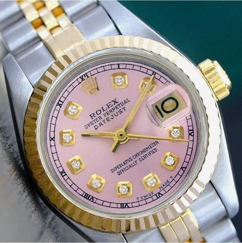 Rolex datejust 6917 - rolex, pink