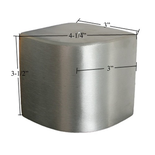 Pontoon boat aluminum corner - aluminum,