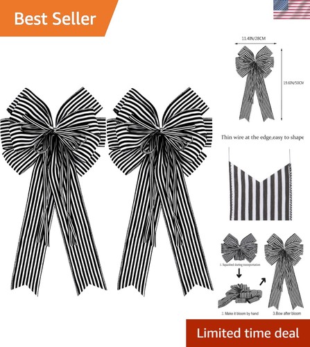 Classic black white stripe - black, &