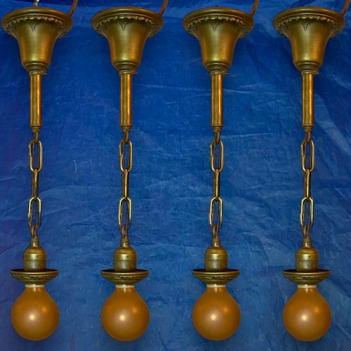 Set four antique brass - antique,