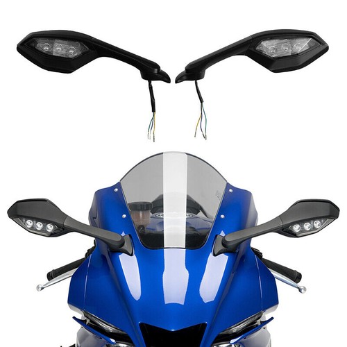 Rear view mirrors led - view,