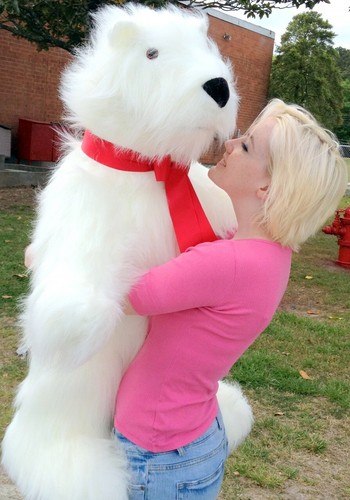 Giant stuffed polar - polar, bear
