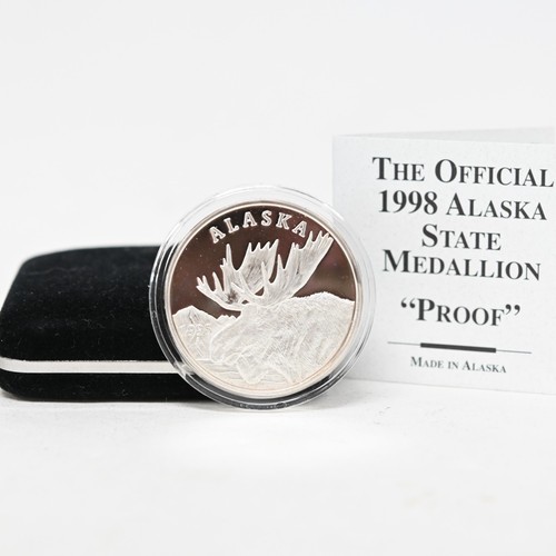 1998 alaska mint moose oz - 1998,