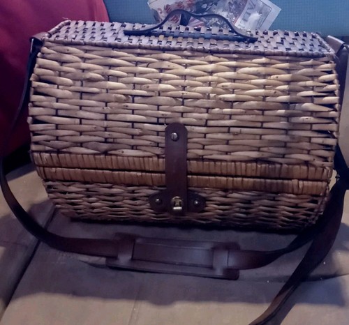 Wicker wine cheese picnic - wine, &