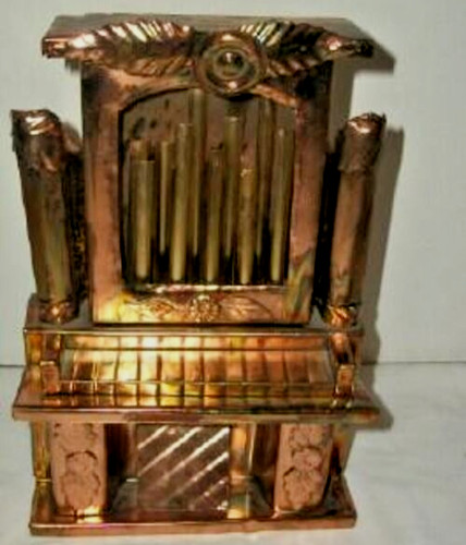 Vintage copper music box - music,