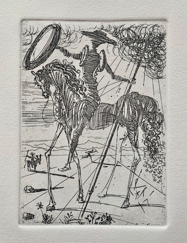 Salvador dali don - don, quixote