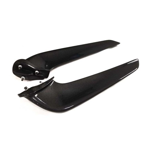 Real carbon fiber front bumper - front,