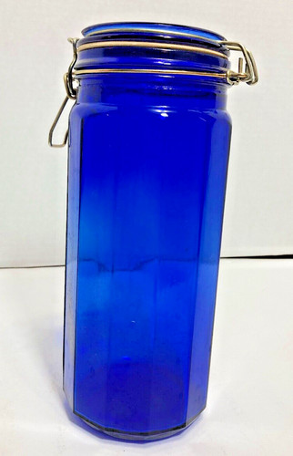 Cobalt blue glass - blue, 12