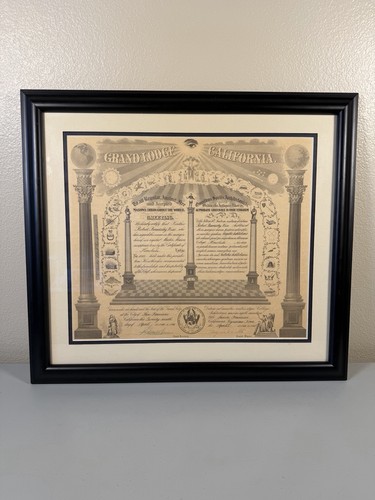 1966 certificate grand lodge - 1966,