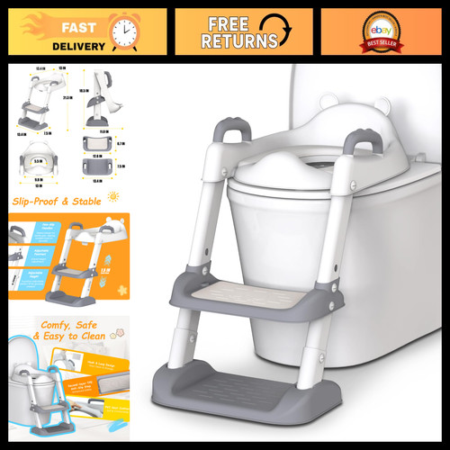Potty training seat with step - training,