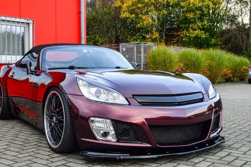 Black gloss front bumper - black,