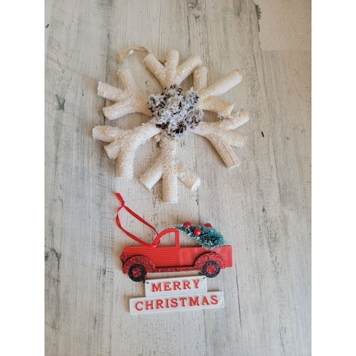Rustic snowflake pine - , cone