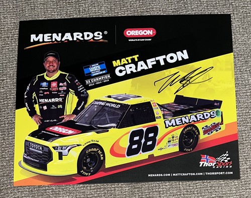 Matt crafton signed - matt, 2022