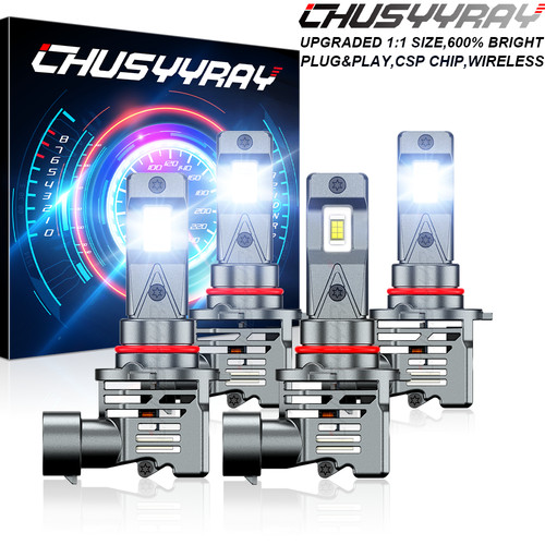 Led headlight bulbs kit - 4x,