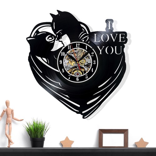 Batman vinyl wall - batman, clock