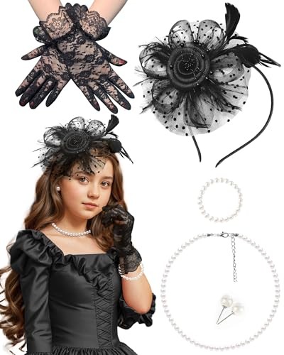 Girls tea party fascinators - girls,
