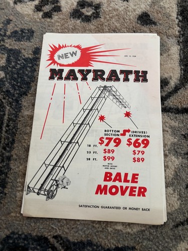 Mayrath bale mover elevator - mover,
