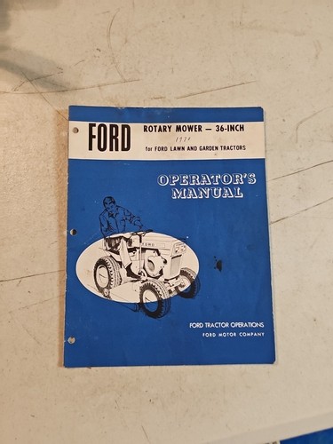 Vintage ford rotary mower - 36",