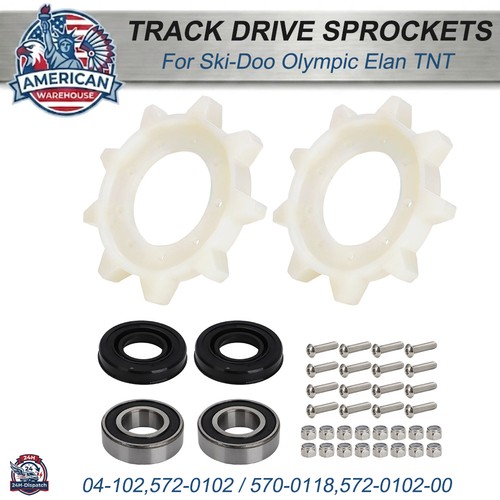 Track drive sprockets 102 - drive,
