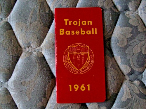 1961 usc baseball - usc, media