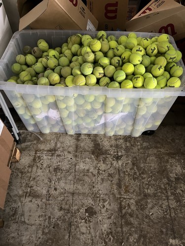 100 used tennis balls - tennis,
