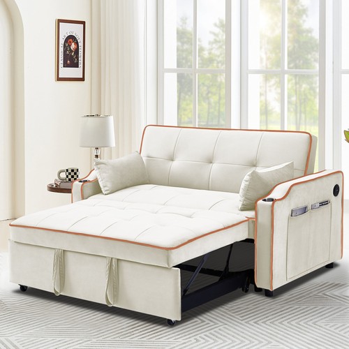 Modern futon sofa - futon, bed