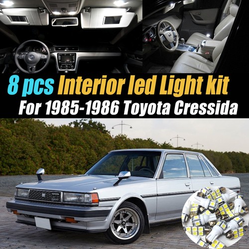 8pc super white car interior - super,