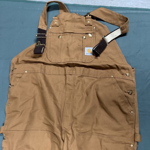 Carhartt r37 brn mens bib - carhartt,
