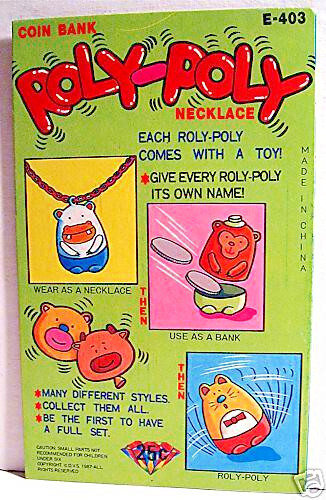 Vintage roly poly gumball - roly,